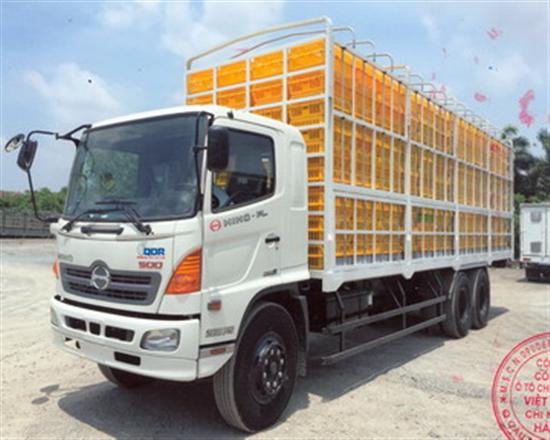 Xe chở gia cầm hino FL8JTSL